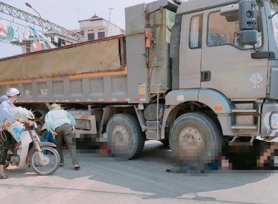 Hiện trường vụ tai nạn. Ảnh: FB