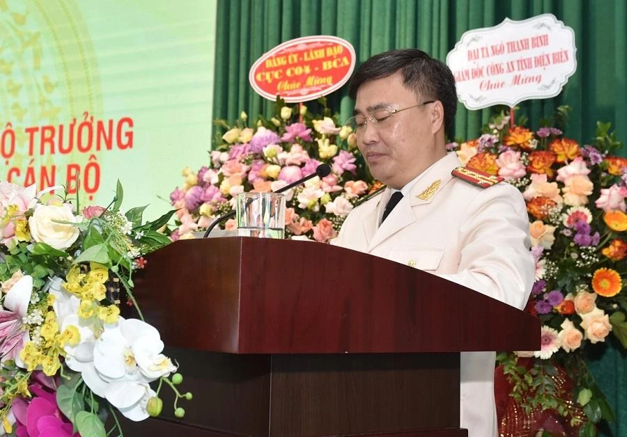 Đại tá Nguyễn Đức Tuấn, Trưởng phòng Tham mưu Cục C04, được bổ nhiệm giữ chức vụ Phó Cục trưởng Cục C04. Ảnh: TIỂU HÀ