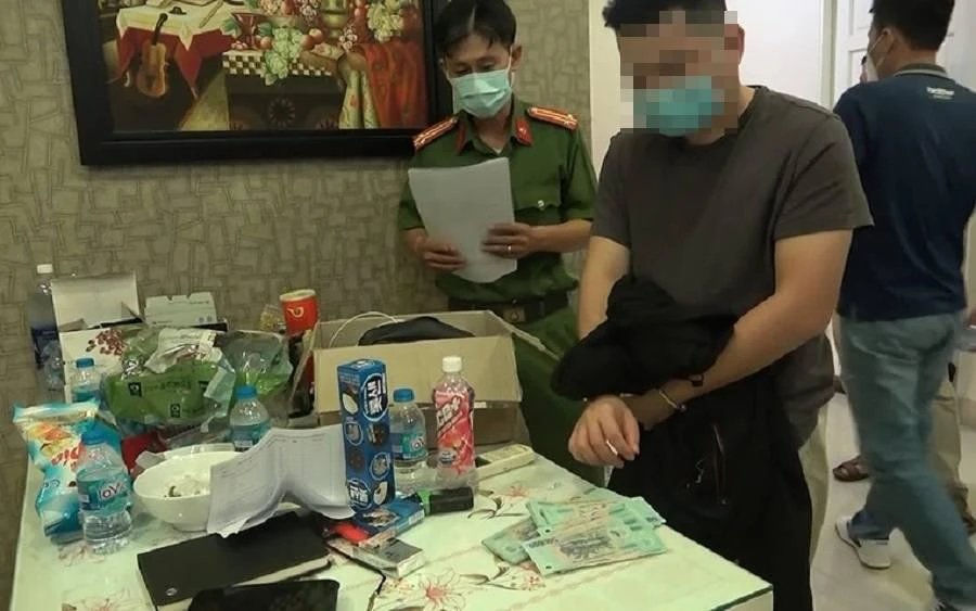 Công an triệt phá một đường dây cờ bạc quy mô lớn. Ảnh: PLO