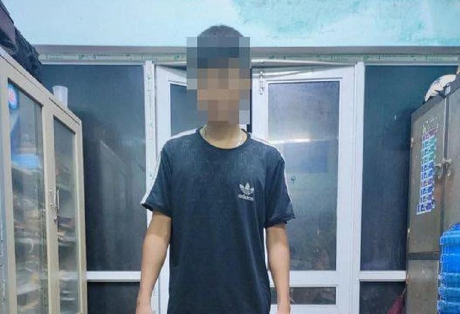 HT tại cơ quan công an. Ảnh: CA