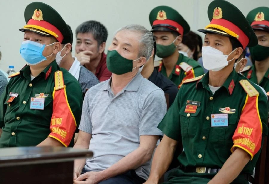 Cựu thiếu tướng Lê Văn Minh, cựu tư lệnh Vùng Cảnh sát biển 4. Ảnh: UYÊN TRANG