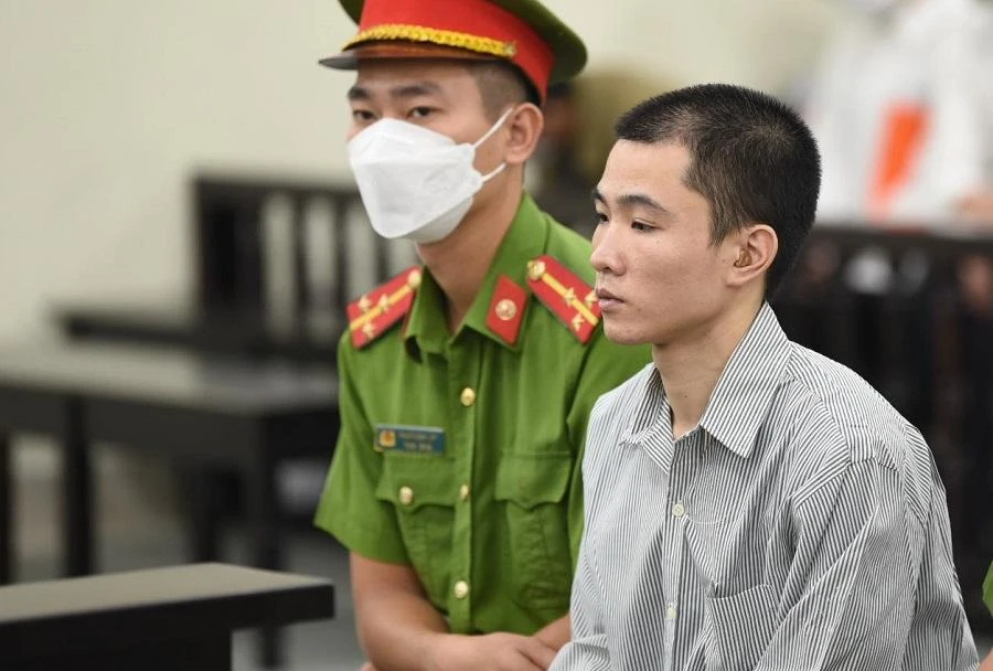 Bị cáo Nguyễn Trung Huyên tại tòa ngày 13-10. Ảnh: UYÊN TRANG