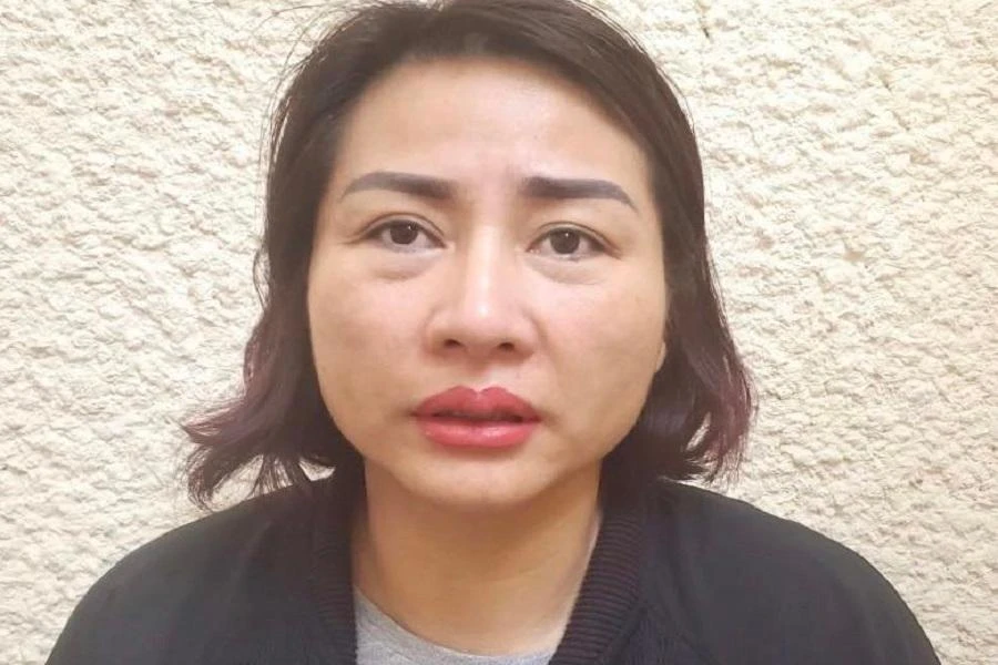 Cảnh sát hình sự Hà Nội vừa triệt phá ổ nhóm tín dụng đen do bà trùm Đỗ Thị Mai Phương (tức Phương “nở”) cầm đầu. Ảnh: CACC