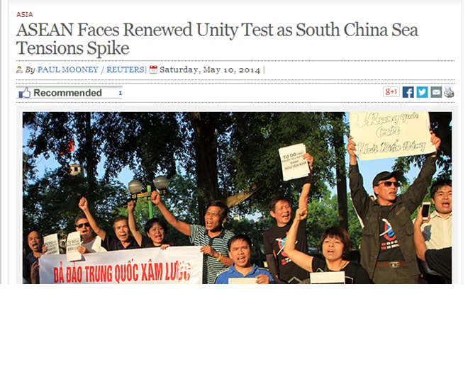 Việt Nam tuần hành hòa bình phản đối Trung Quốc lên báo chí quốc tế ảnh 8