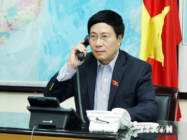 Phó Thủ tướng điện đàm với Ngoại trưởng Hoa Kỳ về Biển Đông ảnh 1 Phó Thủ tướng điện đàm với Ngoại trưởng Hoa Kỳ về Biển Đông ảnh 1