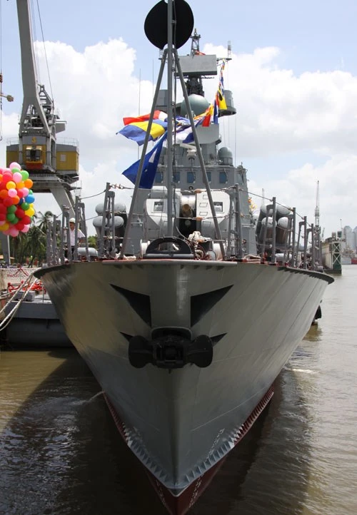 Cận cảnh vũ khí trên tàu tên lửa HQ-377 và HQ-378 vừa hạ thủy ảnh 8