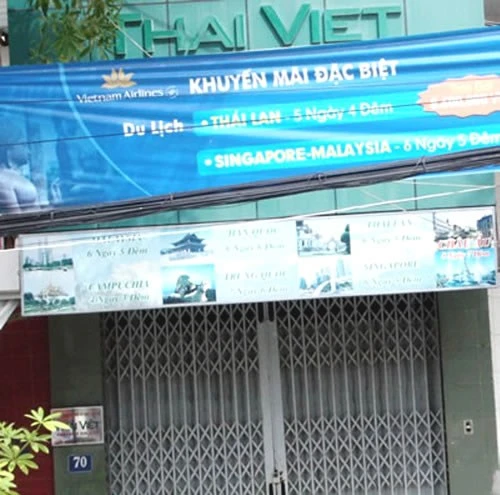 Trụ sở Cty du lịch Thái Việt nơi Dương từng làm Giám đốc.