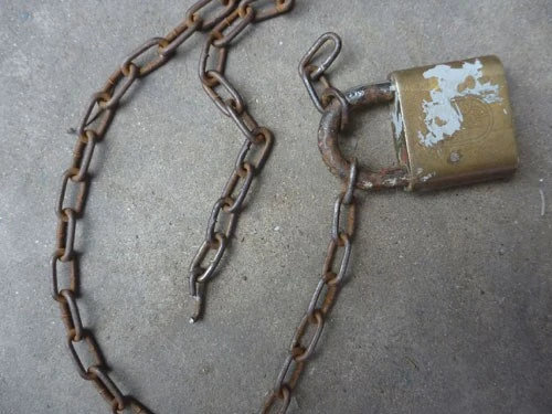 Bé 13 tuổi bị bố xích vào trụ điện để... dạy bảo! ảnh 1