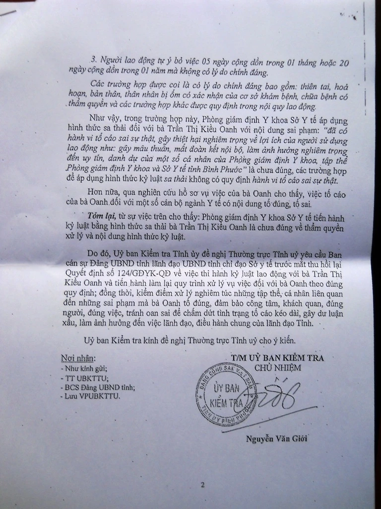 Giám đốc Sở Y tế lại tiếp tục không chấp hành chỉ đạo Tỉnh ủy ảnh 2