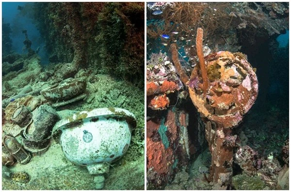 Rợn người nghĩa địa máy bay, tàu chiến dưới đáy biển sâu ảnh 4