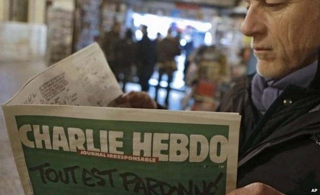 Nhiều nước phản ứng dữ dội về ấn phẩm mới của Charlie Hebdo ảnh 1
