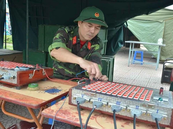 Cận cảnh các trận địa pháo hoa sẵn sàng cho đêm Giao thừa ảnh 13