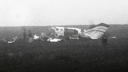 Chiếc máy bay bị nạn. Ảnh: Newyorktimes.