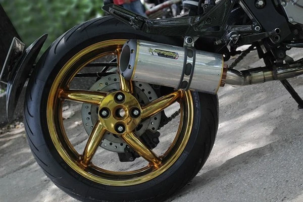 Tận thấy Honda Hornet 600 mạ vàng 24k ở Việt Nam ảnh 10