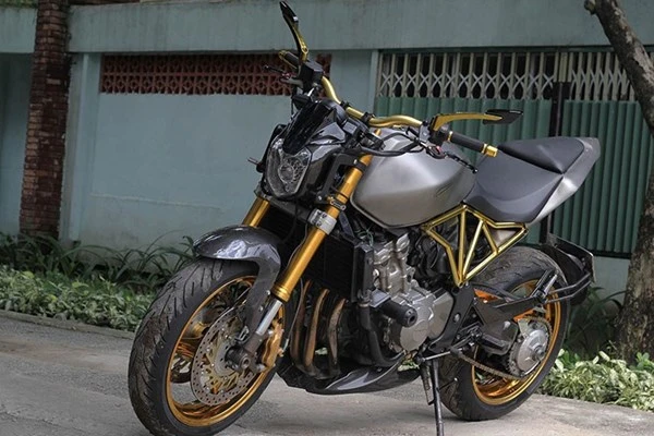 Tận thấy Honda Hornet 600 mạ vàng 24k ở Việt Nam ảnh 2