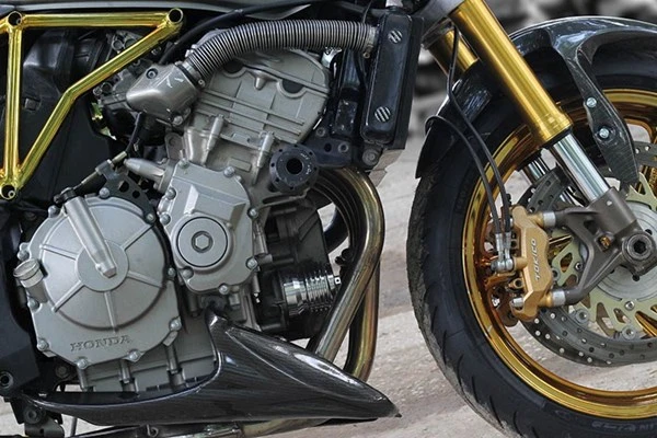 Tận thấy Honda Hornet 600 mạ vàng 24k ở Việt Nam ảnh 9