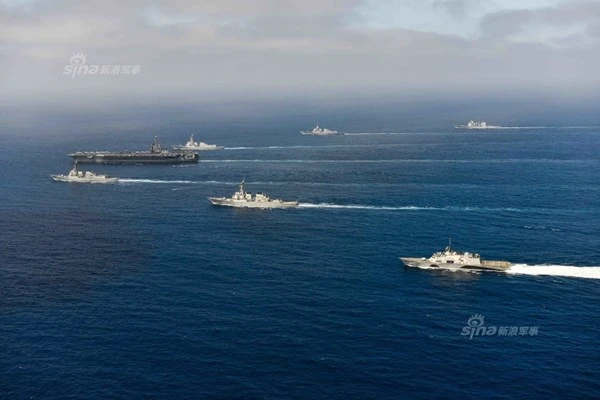 Hải quân Mỹ dàn trận trên Thái Bình Dương ảnh 1