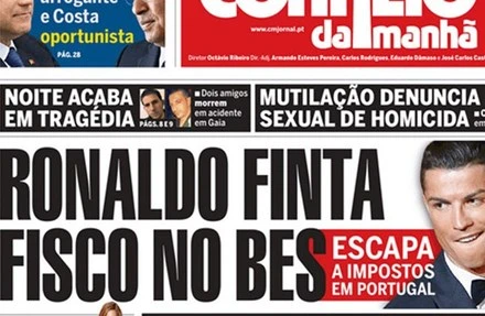 Ronaldo bị cáo buộc trốn thuế ở Bồ Đào Nha.