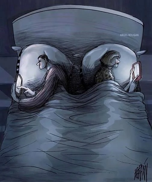 Chùm tranh châm biếm đáng suy nghĩ về cuộc sống và chiếc smartphone ảnh 13