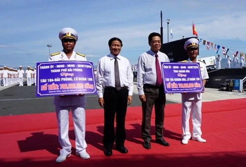 Thượng cờ tàu ngầm 184 - Hải Phòng và 185 - Khánh Hòa - ảnh 4