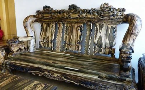 Bộ bàn ghế gỗ sưa trăm tỷ đắt nhất Việt Nam - ảnh 8