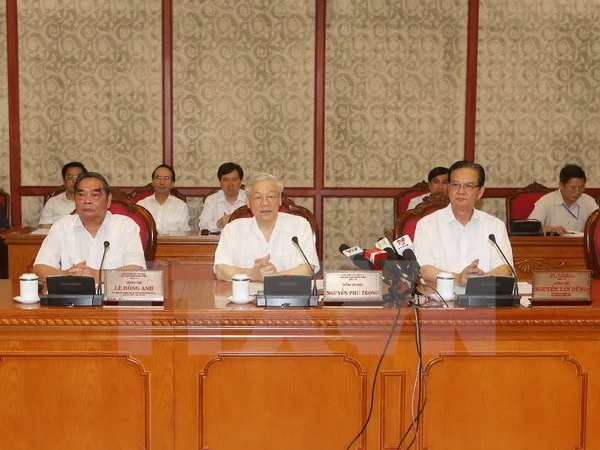 Bộ Chính trị cho ý kiến về việc chuẩn bị Đại hội Đảng bộ Công an ảnh 1