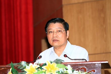 Đồng chí Phan Đình Trạc, Ủy viên Trung ương Đảng, Phó Trưởng ban Thường trực Ban Nội chính Trung ương. Ảnh: Noichinh.vn