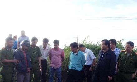 Tên thủ ác Kiều Quốc Huy được đưa đến hiện trường