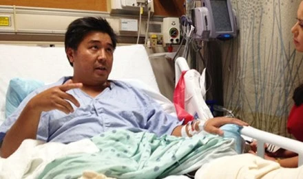 Anh Lee đang được điều trị trong bệnh viện