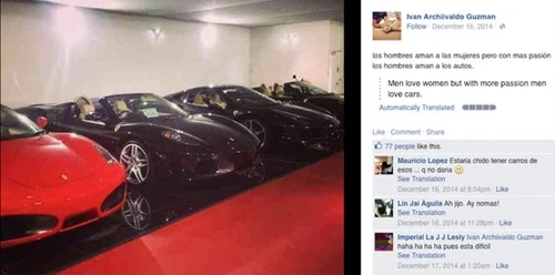 Cuộc sống xa hoa của con trai trùm ma túy El Chapo - ảnh 4