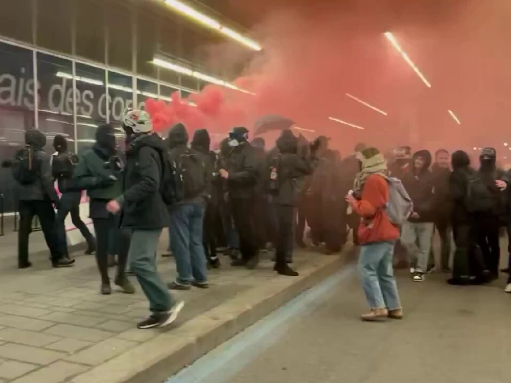 biểu tình ủng hộ Palestine ở Montreal thành bạo lực.png