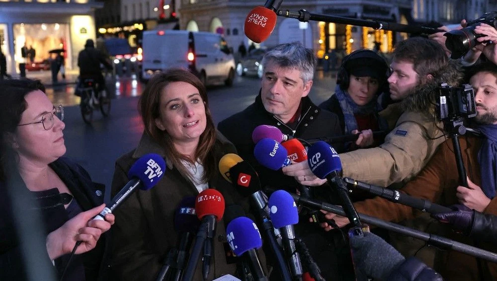 Marine Tondelier phát biểu sau khi gặp Tổng thống Macron.jpg