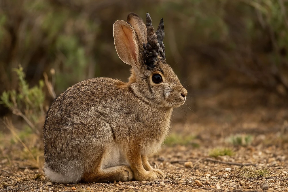 Thỏ mọc sừng ở Mỹ.jpg