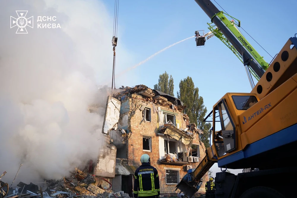 Châu Âu cáo buộc Nga 'tấn công bừa bãi' trúng toà nhà phái đoàn EU tại Kiev_4.jpg