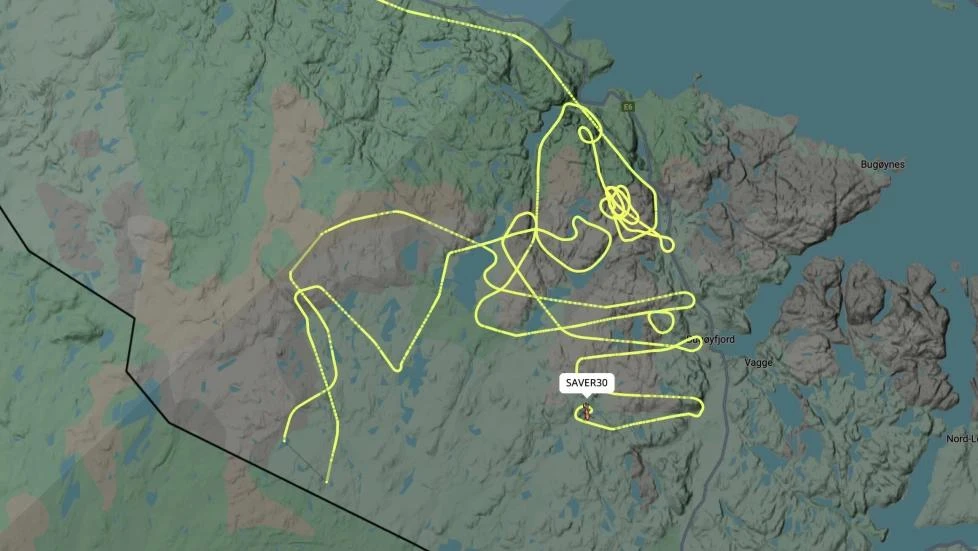 trực thăng Na Uy tìm 5 binh sĩ mất tích khi tập trận gần biên giới Nga.jpg