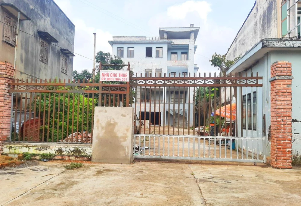 Khu đất 852 m2 trước đây của Cienco 1-CTCP. Ảnh: ĐV