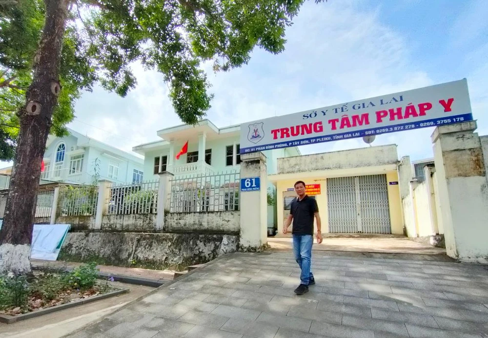 Trung tâm Pháp y tỉnh Gia Lai. Ảnh: LK. Trung tâm Pháp y tỉnh Gia Lai. Ảnh: LK.