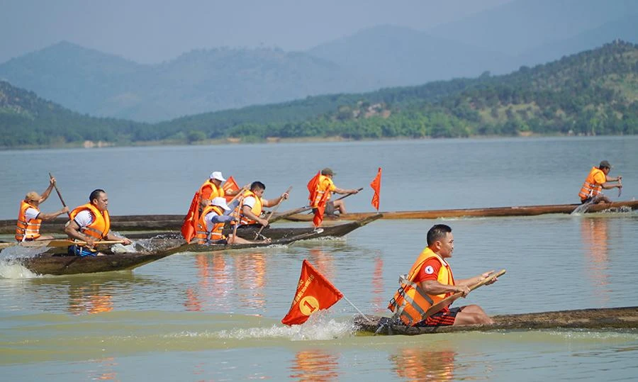 Cuộc thi hết sức sôi nổi và hấp dẫn. Ảnh: LK. Cuộc thi hết sức sôi nổi và hấp dẫn. Ảnh: LK.