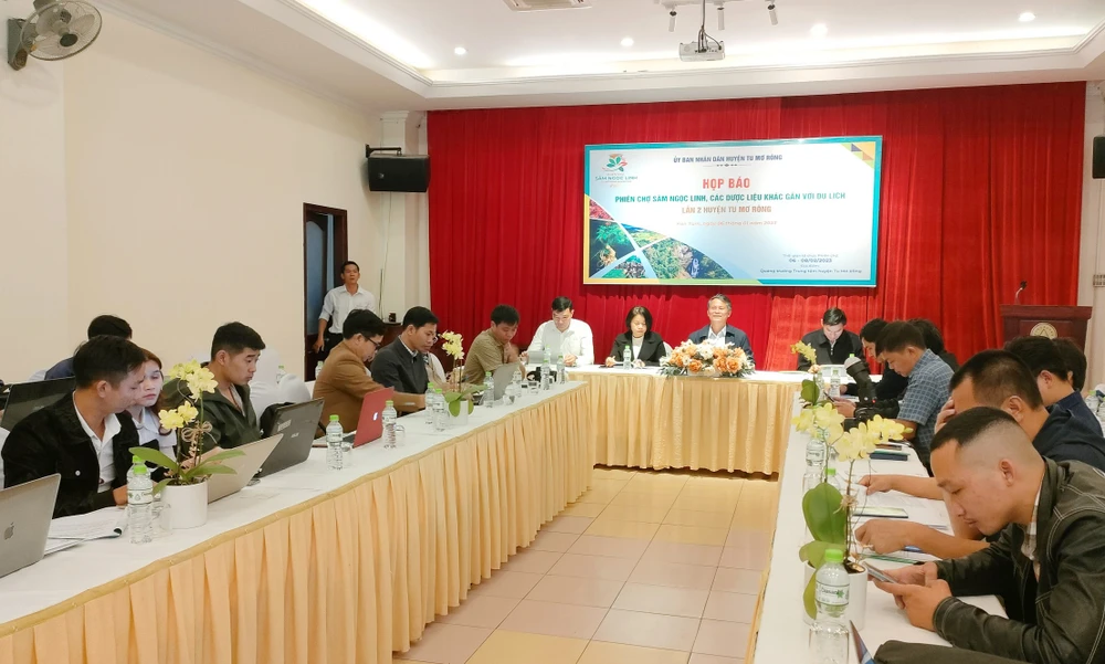 Quang cảnh họp báo. Ảnh: LK.