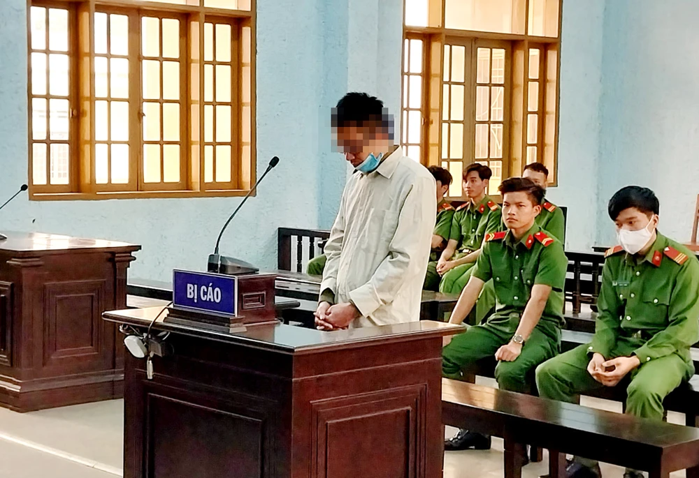 Bị cáo CMH tại tòa.