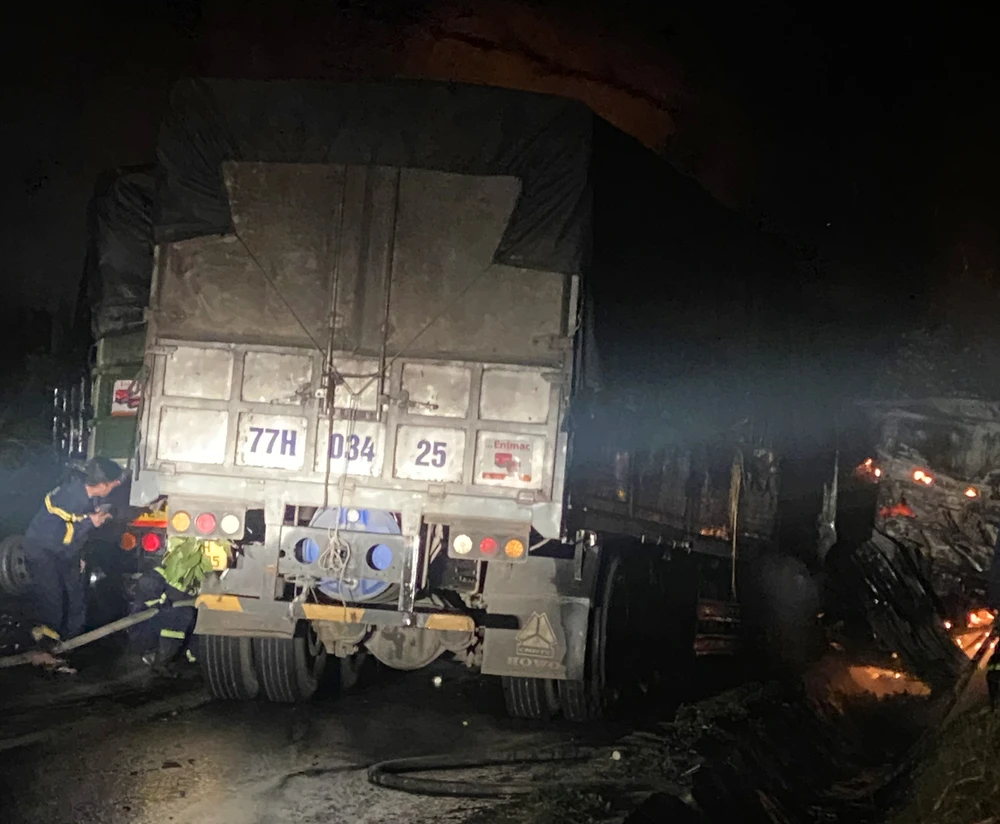 Hiện trường vụ tai nạn. Ảnh: CACC.