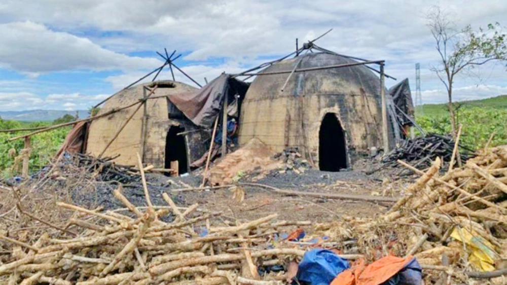 Sập lò than khiến bốn người bị thương. Ảnh minh họa.