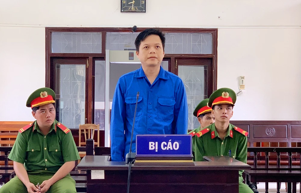 Huỳnh Minh Trí bị phạt 15 năm tù về tội lừa đảo chiếm đoạt tài sản. Ảnh: VH