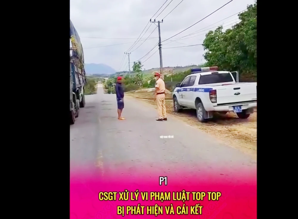 Yêu cầu làm rõ clip CSGT xử lý vi phạm luật Top Top và cái kết”
