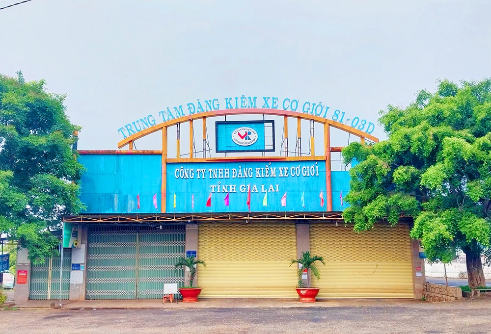 Tạm đình chỉ Trung tâm đăng kiểm 81-03D Gia Lai