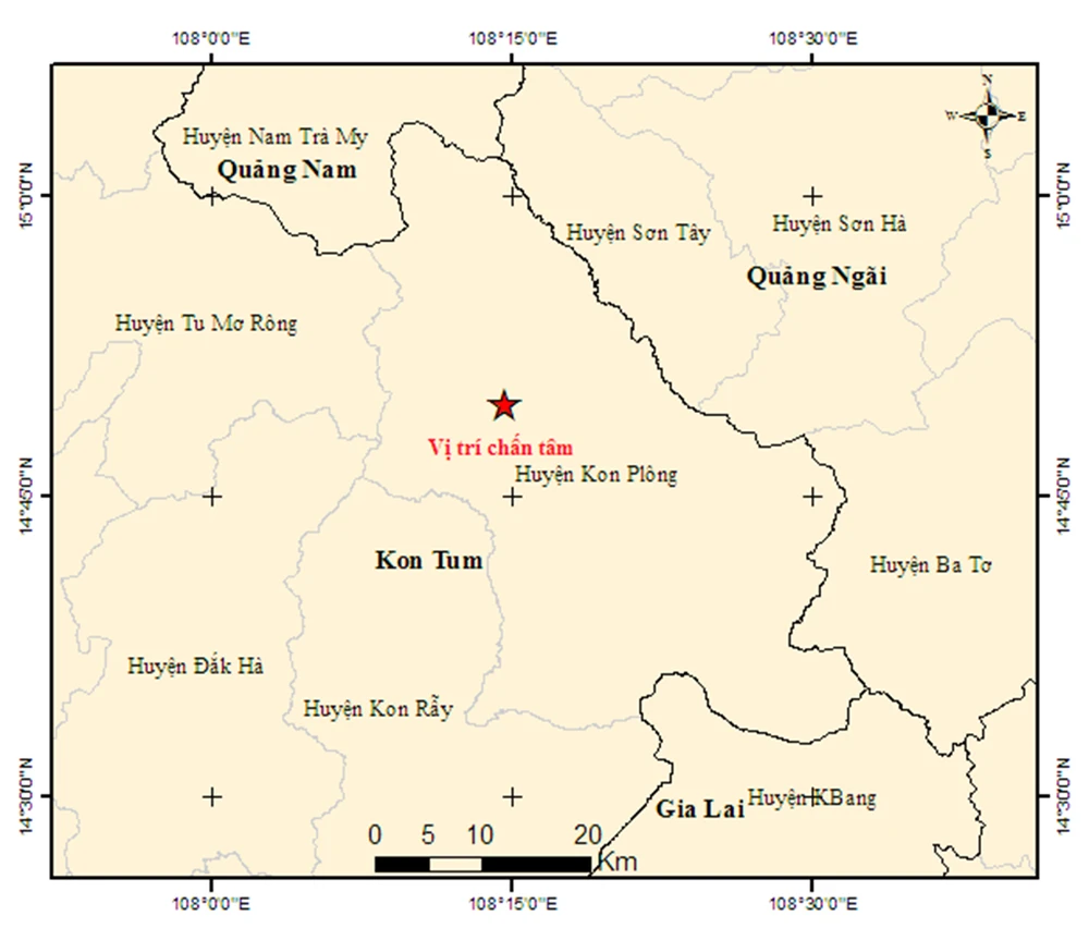 Trận động đất độ lớn 5 độ, rủi ro cấp 2