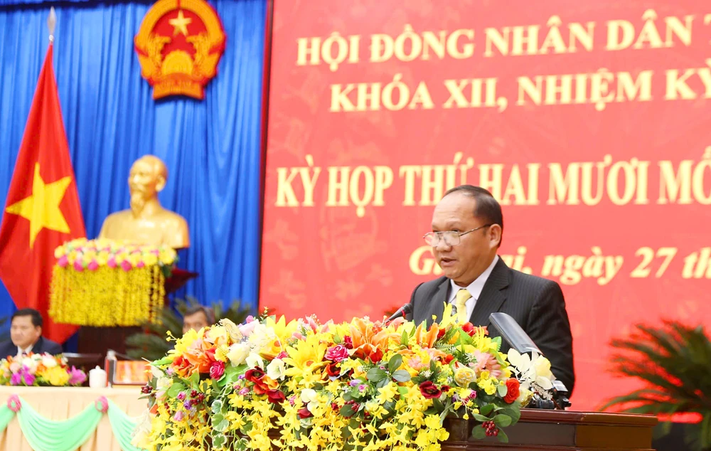 Ông Rah Lan Chung được bầu giữ chức chủ tịch UBND tỉnh Gia Lai