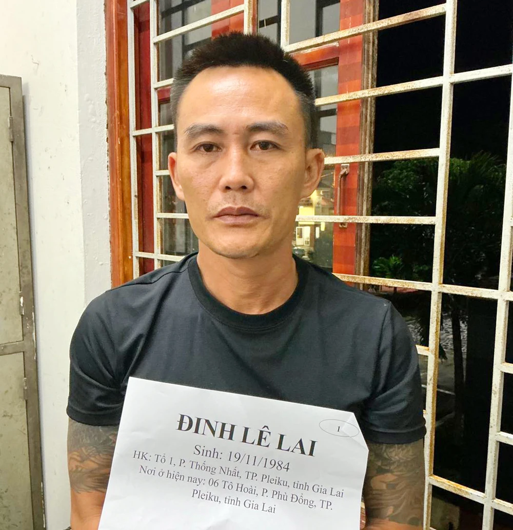 Vụ đánh bạc do ông Đinh Lê Lai, ngụ phường Thống Nhất, TP Pleiku cầm đầu. Ảnh: CA.