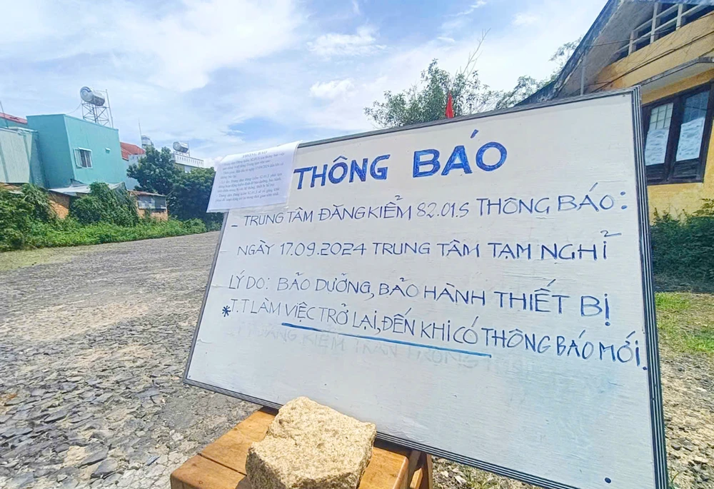 Sở GTVT tỉnh Kon Tum tạm đình chỉ công tác ông Nguyễn Xuân Đảm, Phó Giám đốc Trung tâm Đăng kiểm nhận hối lộ