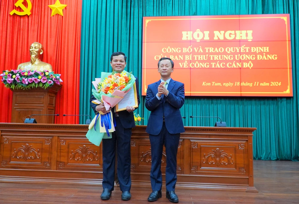 Ban Bí Thư Trung ương Đảng chuẩn y ông Nguyễn Đức Tuy giữ chức Phó Bí thư Tỉnh ủy Kon Tum